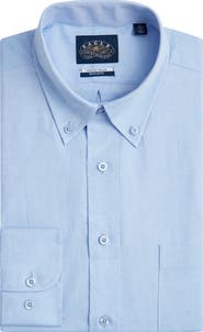 Roffe Accessories Eagle Regular Fit Light Blue Cotton Button-Down Oxford Shirt