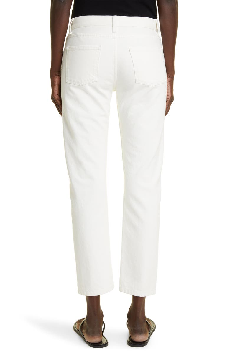 The Row Goldin Ankle Slim Straight Leg Jeans, Alternate, color, 