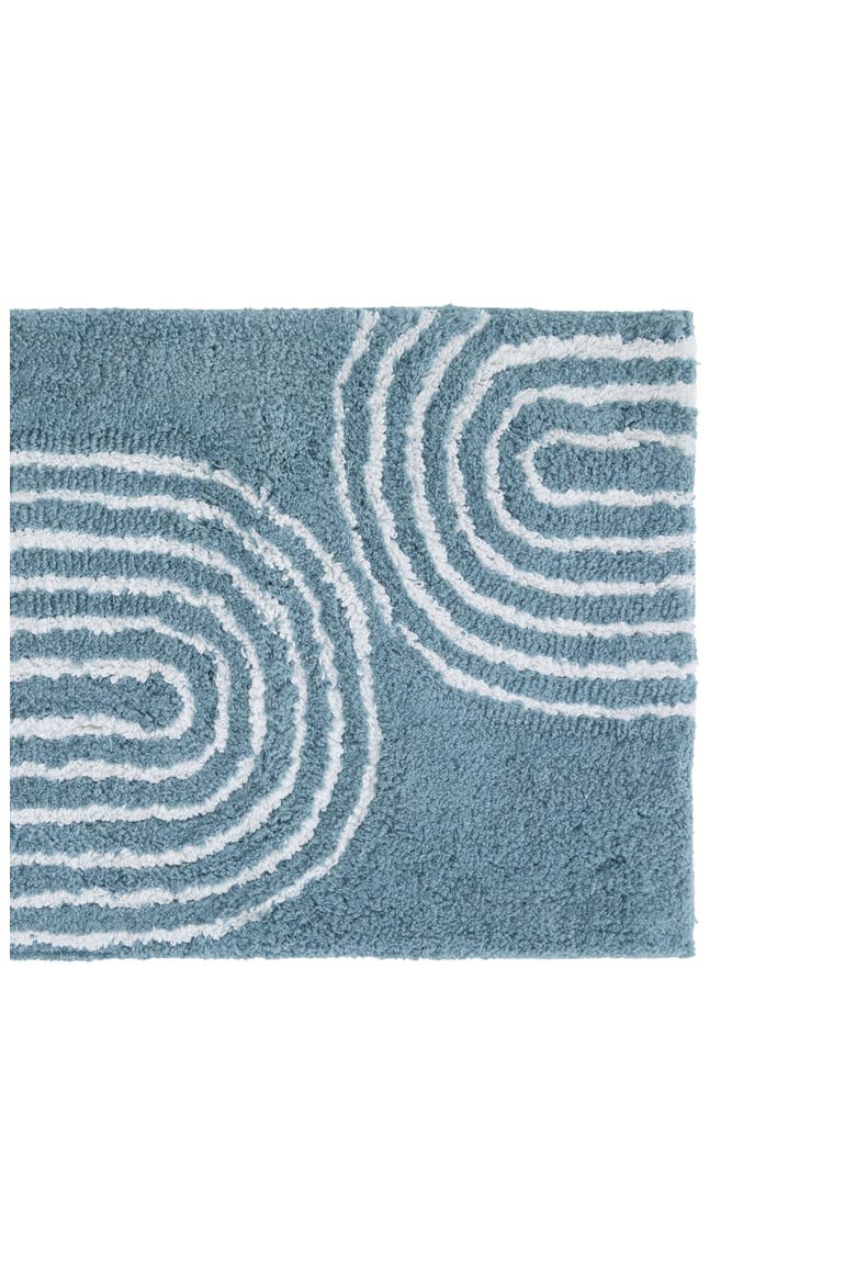 Arc Patterned Bath Mat, Alternate, color, LINEAR GEO LIGHT BLUE