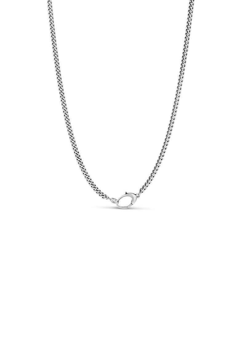 Mr Lowe Curb Chain Necklace, Alternate, color, Sterling Silver