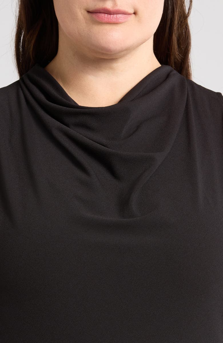 Universal Standard Cowl Neck Crepe Tank, Alternate, color, 
