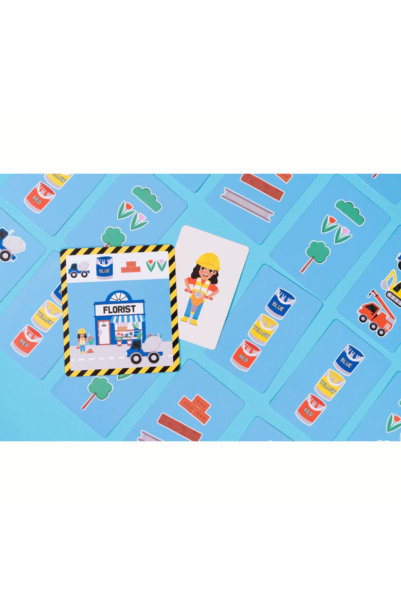 Professor Puzzle Little Builders Memory 
Collection Card Game, 4+, Alternate, color, Multicolored