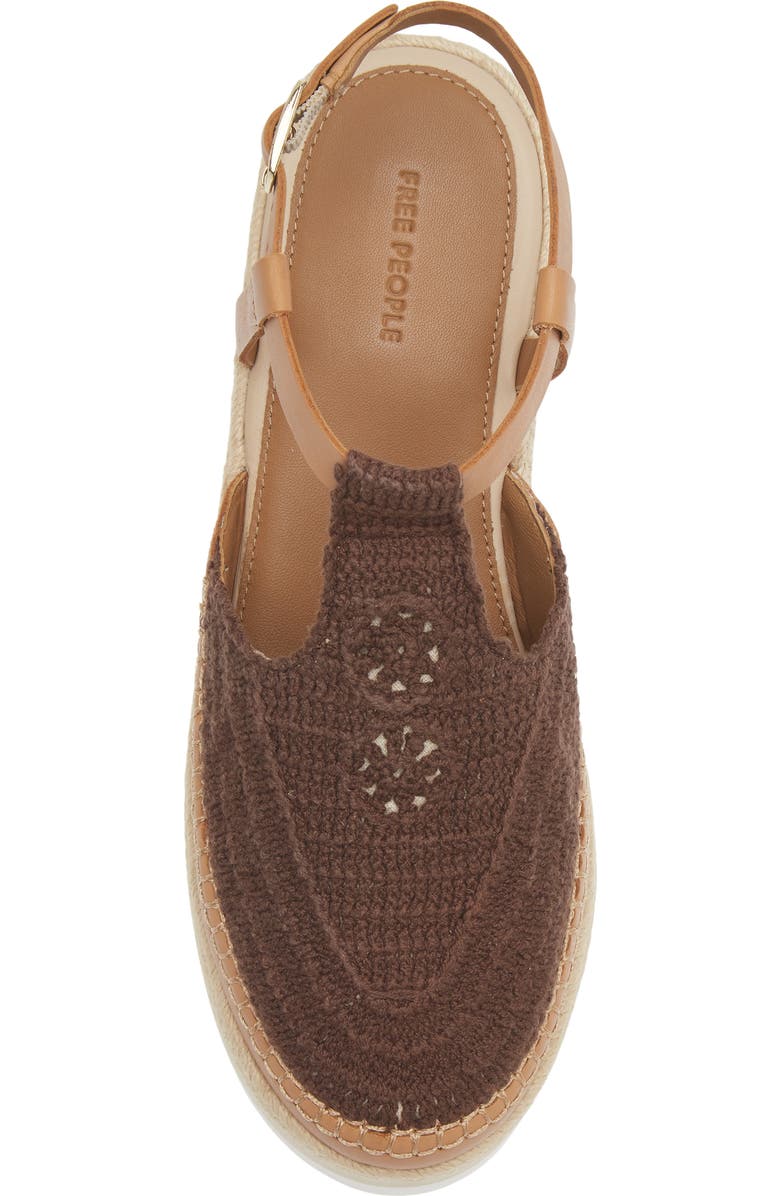 Free People Morning in Mykonos Platform Wedge, Alternate, color, Oak Combo