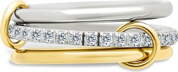Edda Cubic Zirconia Statement Linked Stacking Ring