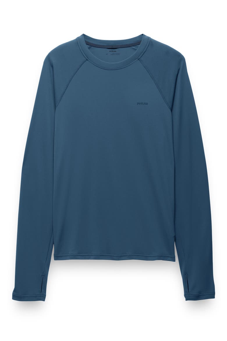 Sol Shade Long Sleeve Performance T-Shirt, Alternate, color, BLUFF BLUE