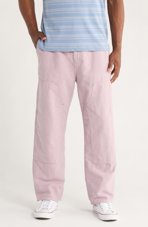 Walter Double Knee Cotton & Linen Canvas Pants