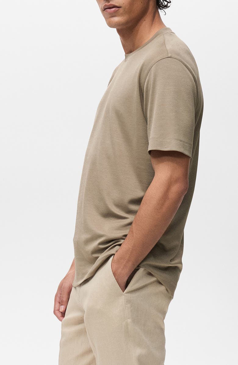 MANGO Lyocell Blend T-Shirt, Alternate, color,