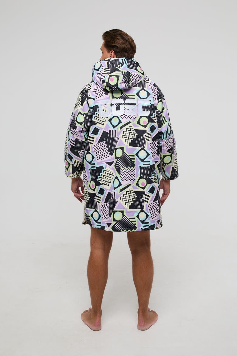 Saved By The Bell Recycled Lined Changing Robe - Men's, Alternate, color, Multicolored