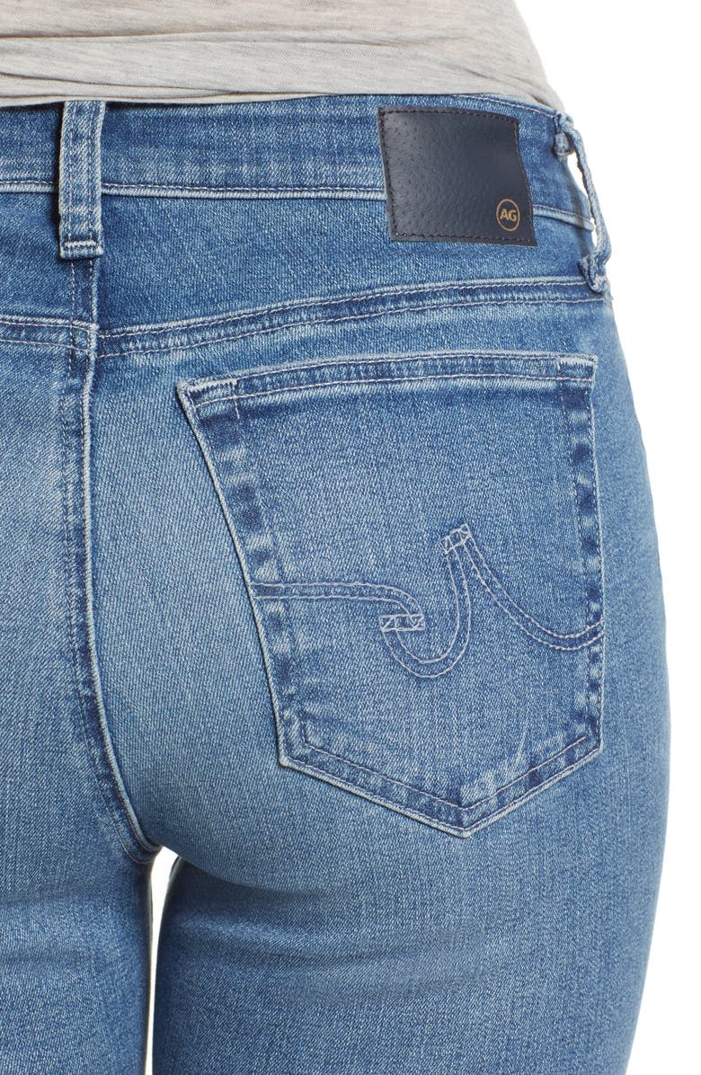 AG Mari Mid Rise Slim Straight Leg Jeans, Alternate, color, 