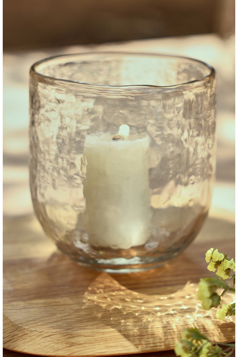 Pebbled Bouquet Vase, Alternate, color, Clear