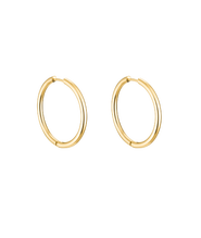 Hey Harper Small Thin Ruby Earrings