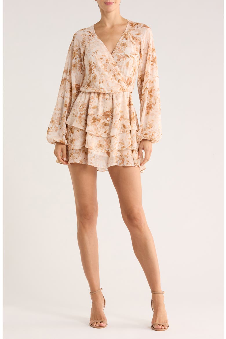 Valerie Long Sleeve Dress, Main, color, PETAL