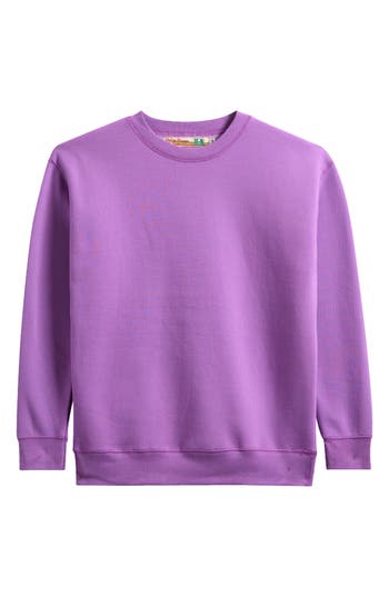 Vintage Havana Kids' Oversize Sweatshirt In Neon Purple