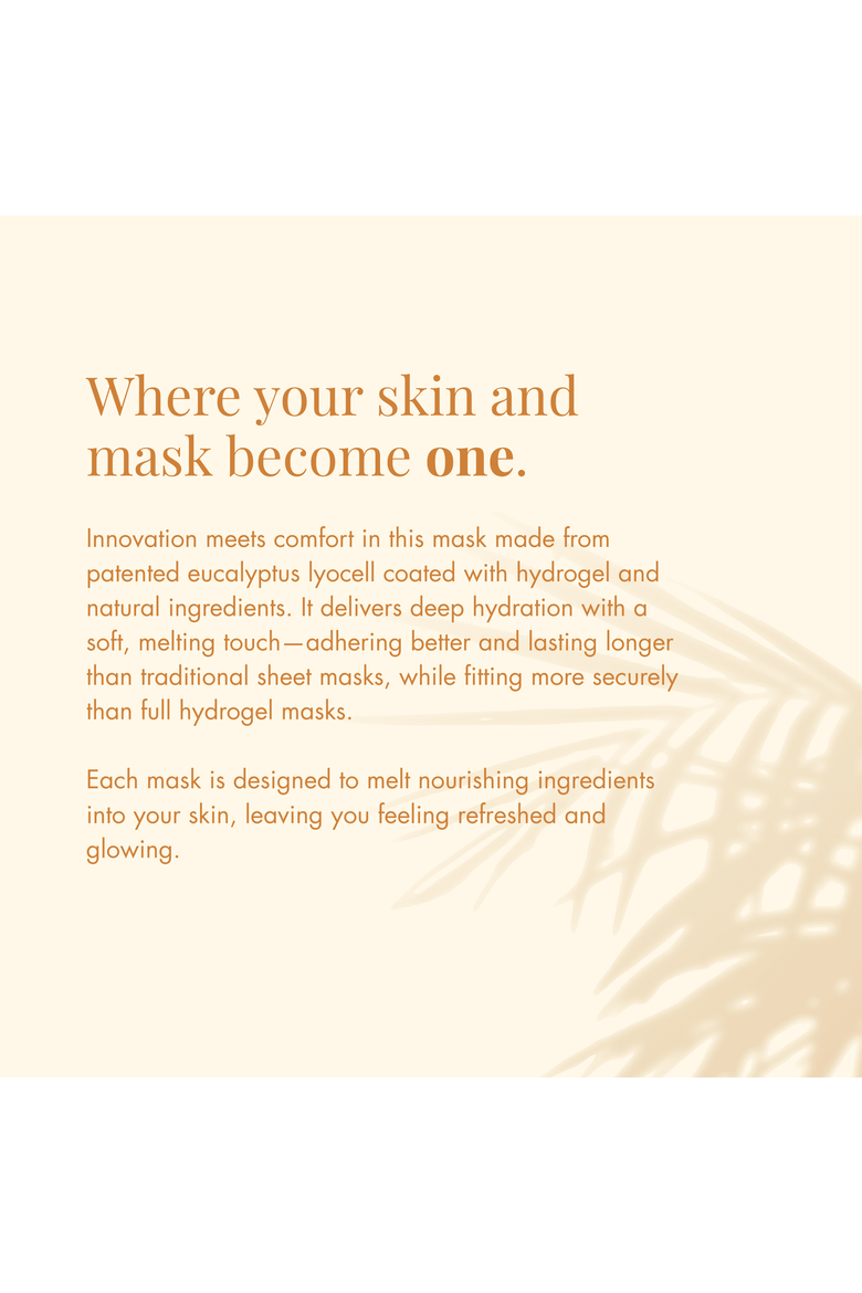 Hydrogel Melt Mask Rice Fit, Alternate, color, White