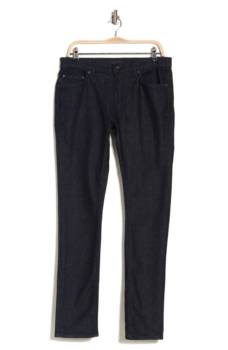 John Varvatos Wight Skinny Straight Jeans, Alternate, color, Indigo