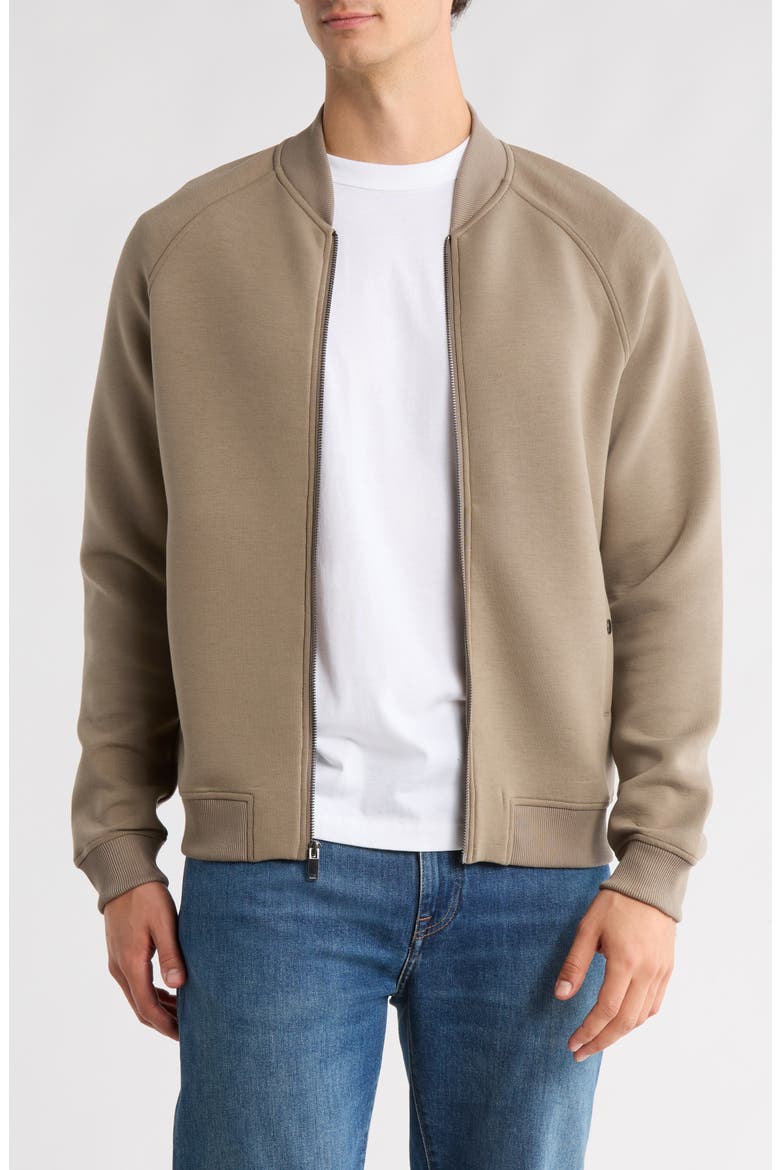 Scuba Zip Jacket, Main, color, COBBLESTONE