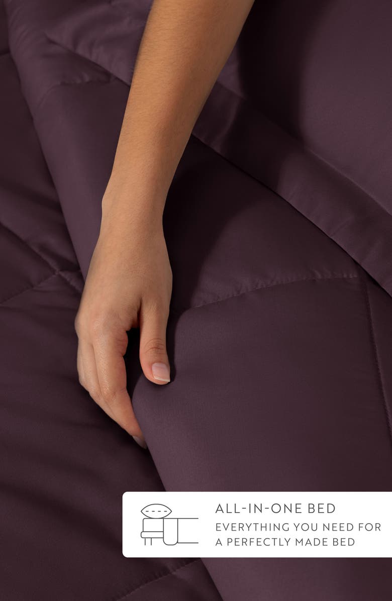 IENJOY HOME Premium Comforter & Sheet Bed In A Bag Set, Alternate, color, Purple