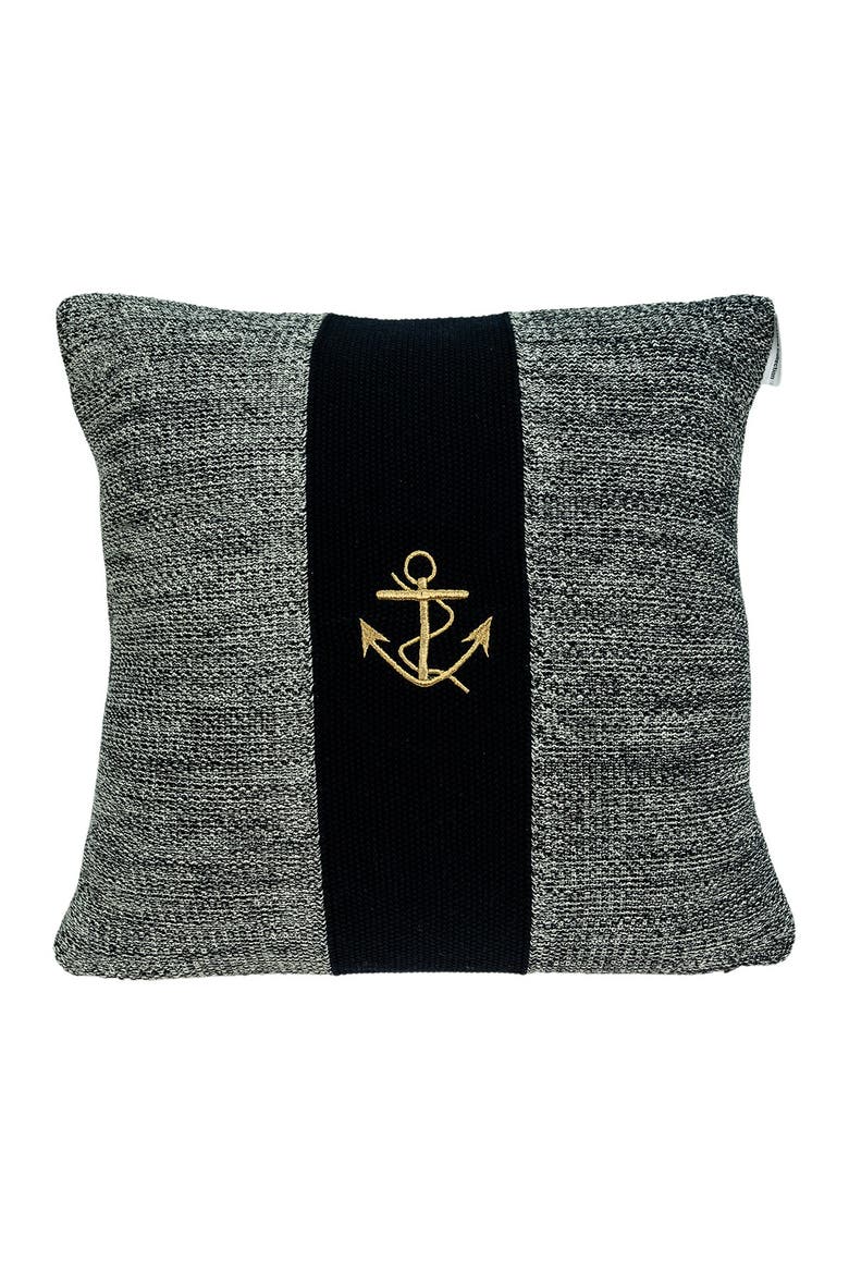 Ahoy Nautical Pillow - 18" x 18" - Blue, Main, color, BLUE