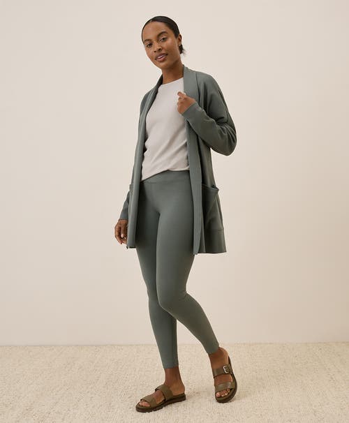 Pact On The Go-to Legging Made With Organic Cotton In Castor Grey