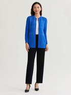 Misook Ottoman Stitch Knit Jacket