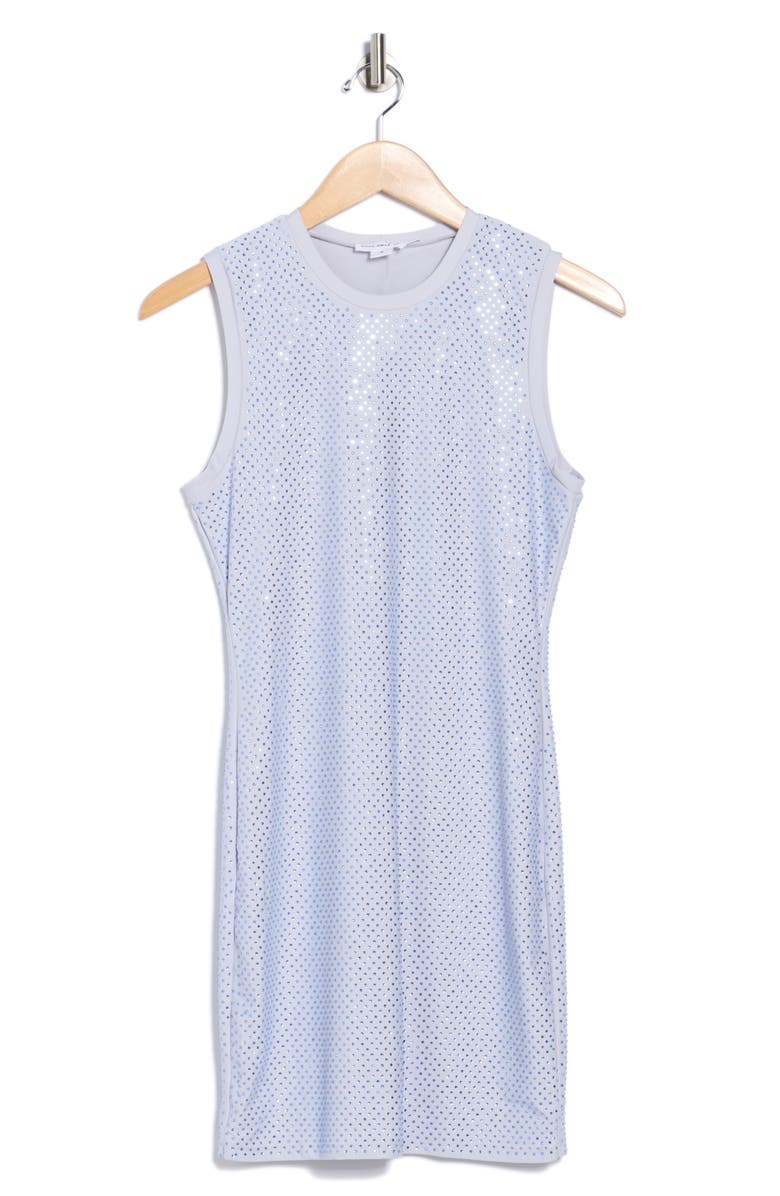 Good American Crystal Embellished Tank Dress, Alternate, color, Glass