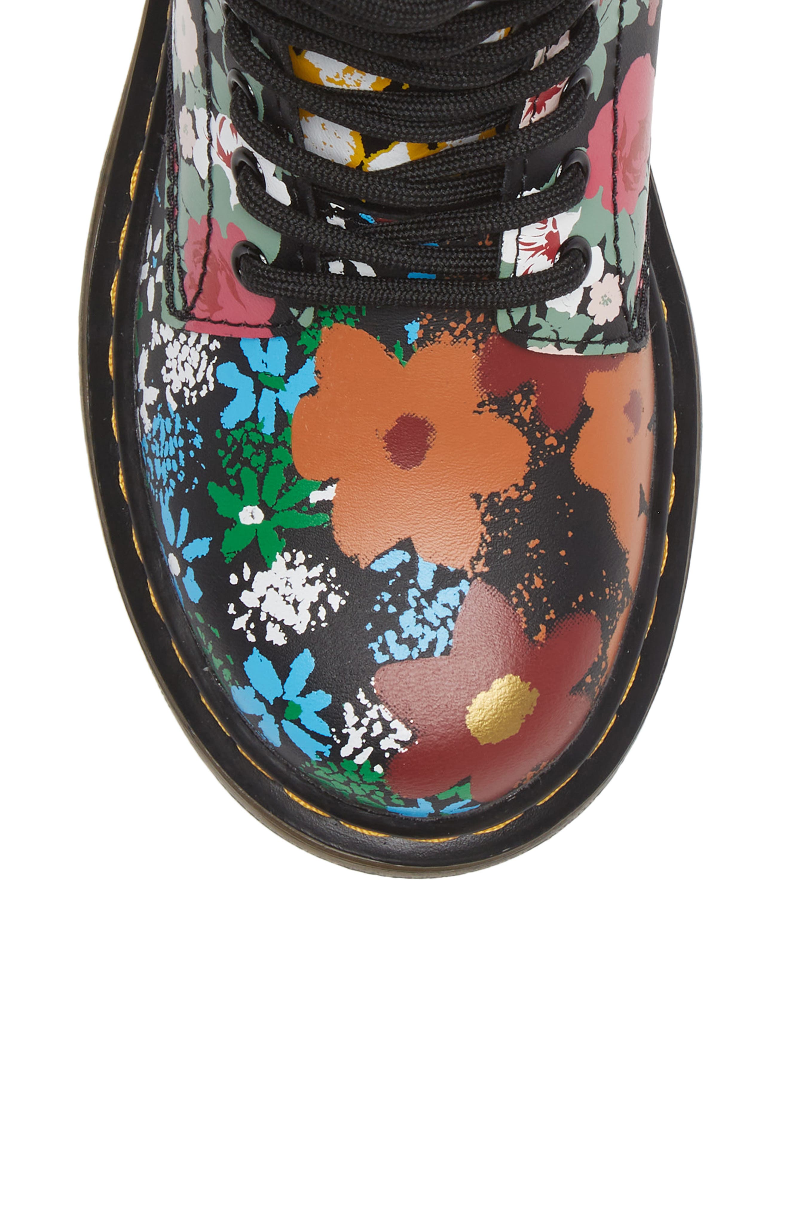 Dr. Martens 1460 Floral Combat Boot, Alternate, color, 