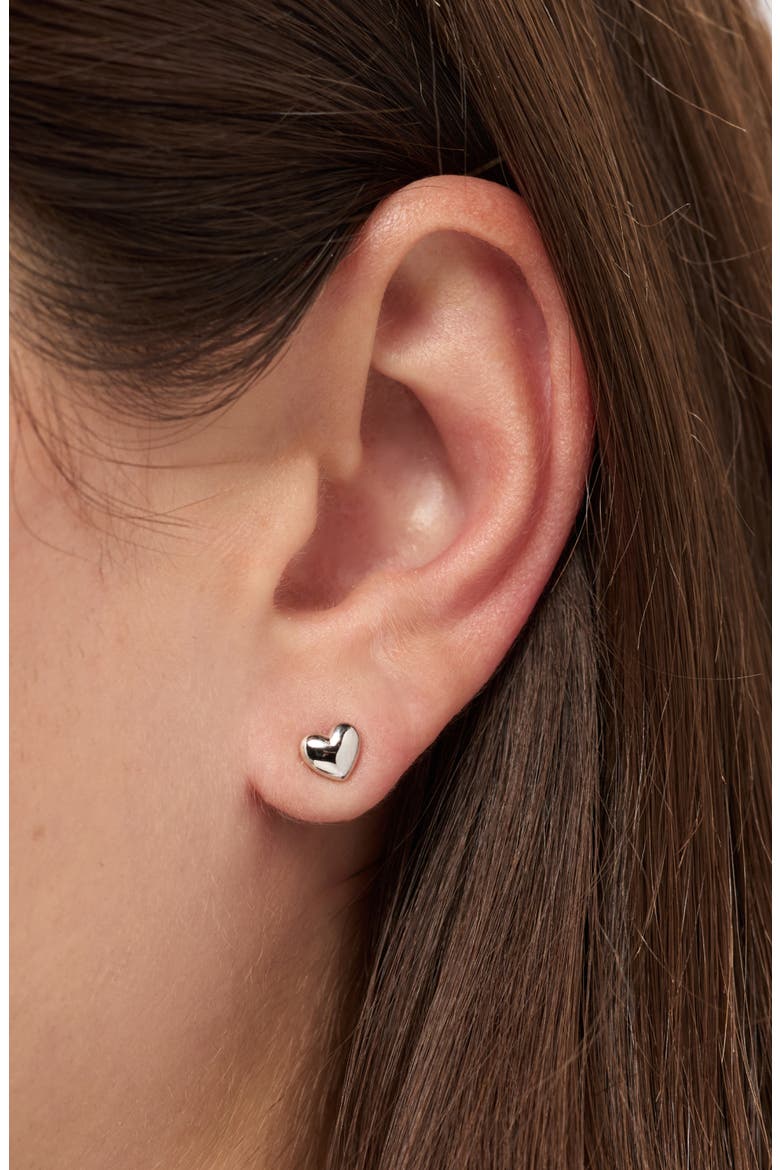Stud Earrings - Lev Studs Silver, Alternate, color, Silver
