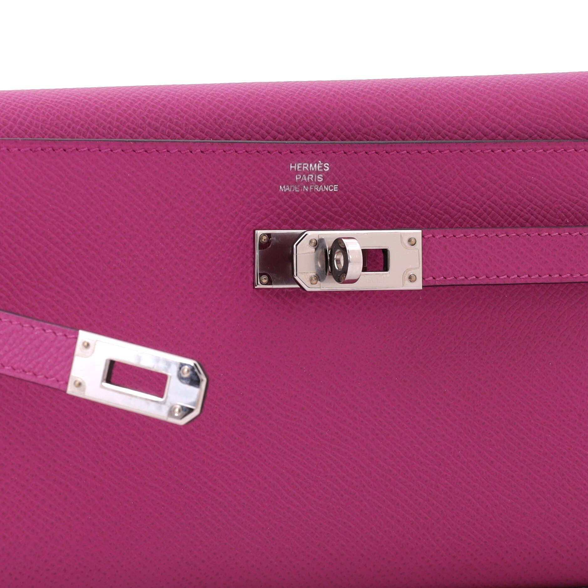Kelly Wallet Epsom Long, Alternate, color, Pink