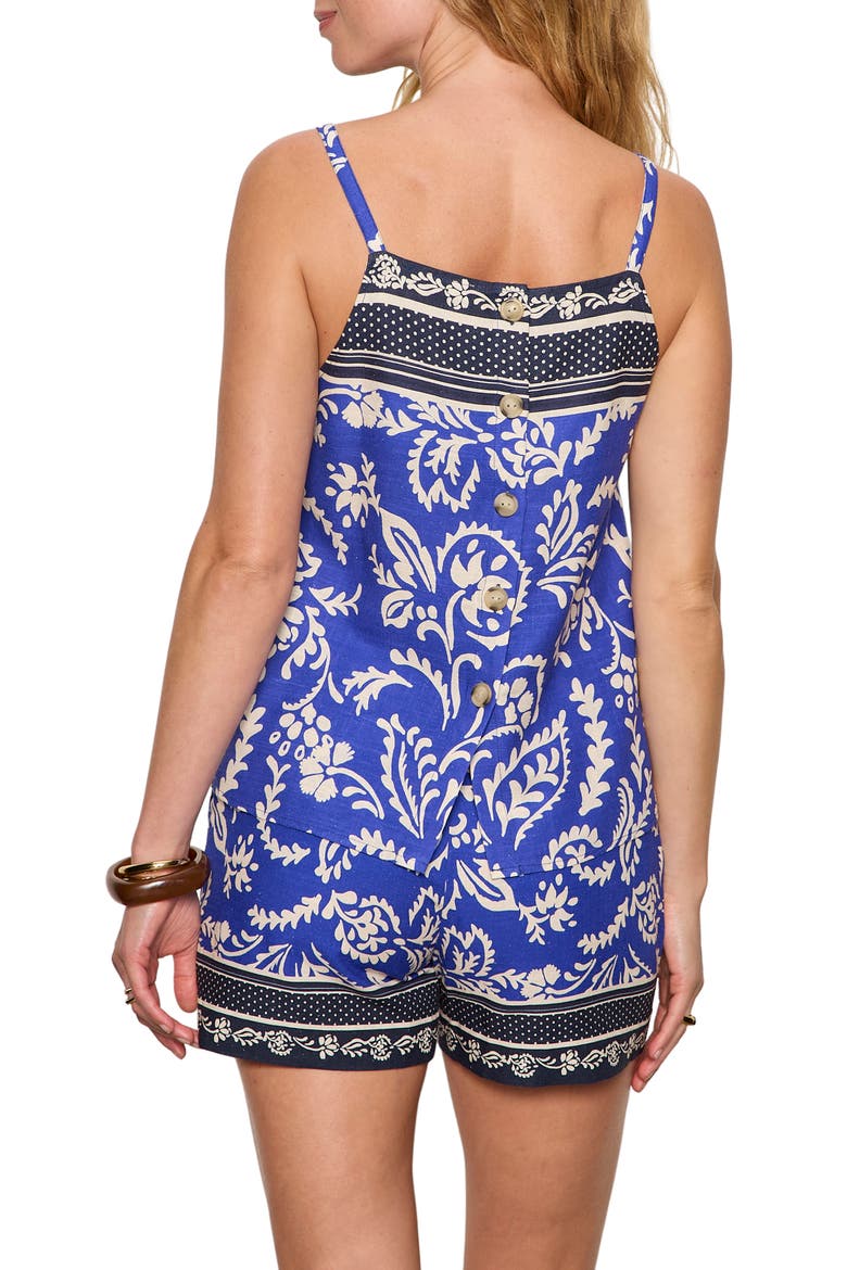 Nomad Print Camisole, Alternate, color, PORTOFINO BORDER BLUE