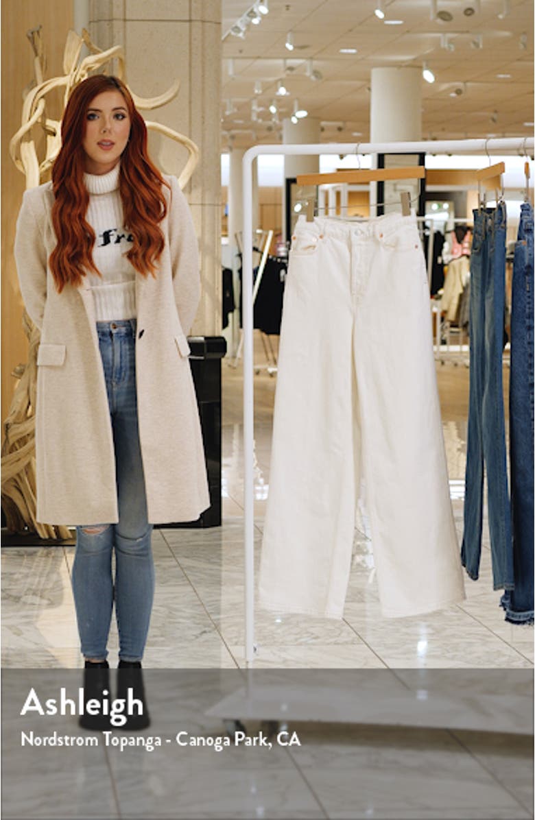The Getty High Waist Wide Leg Jeans, sales video thumbnail