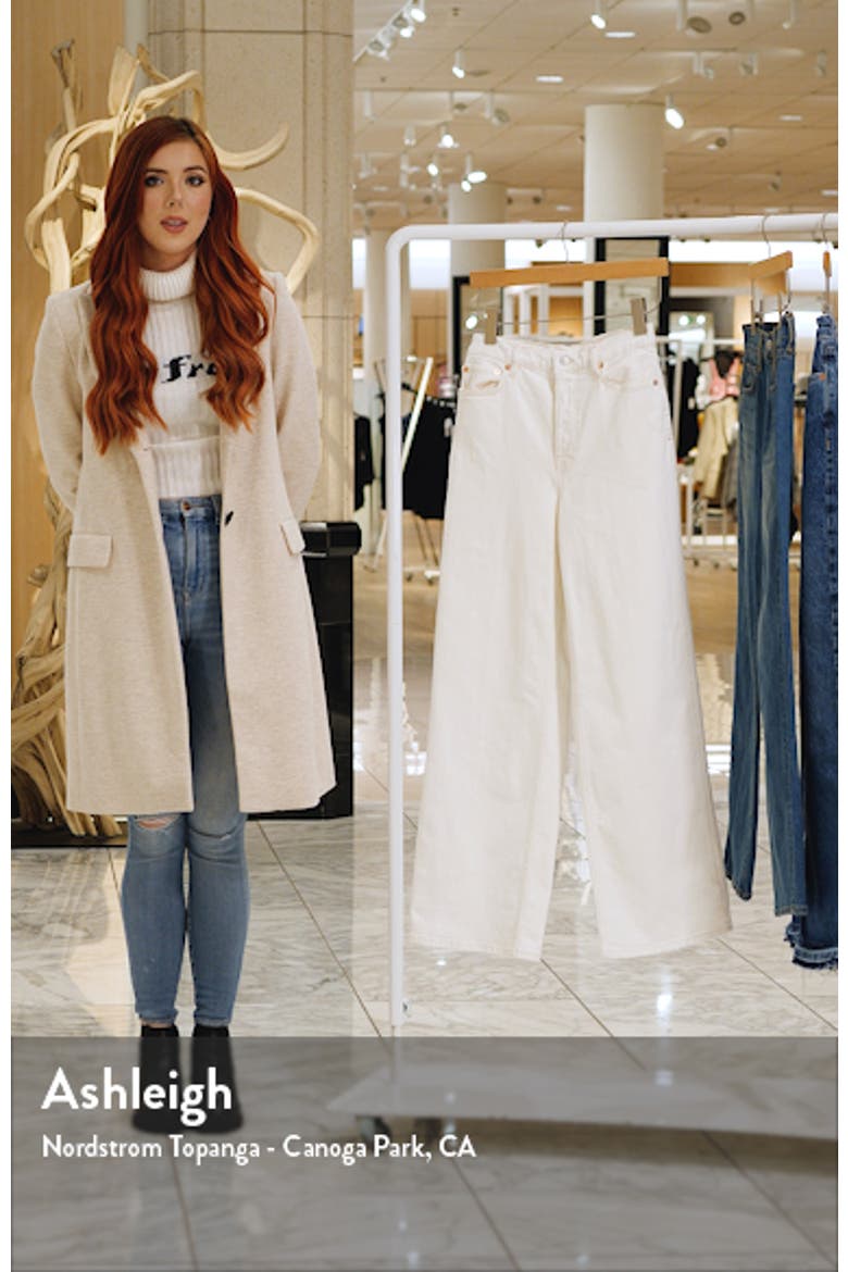 The Getty High Waist Wide Leg Jeans video