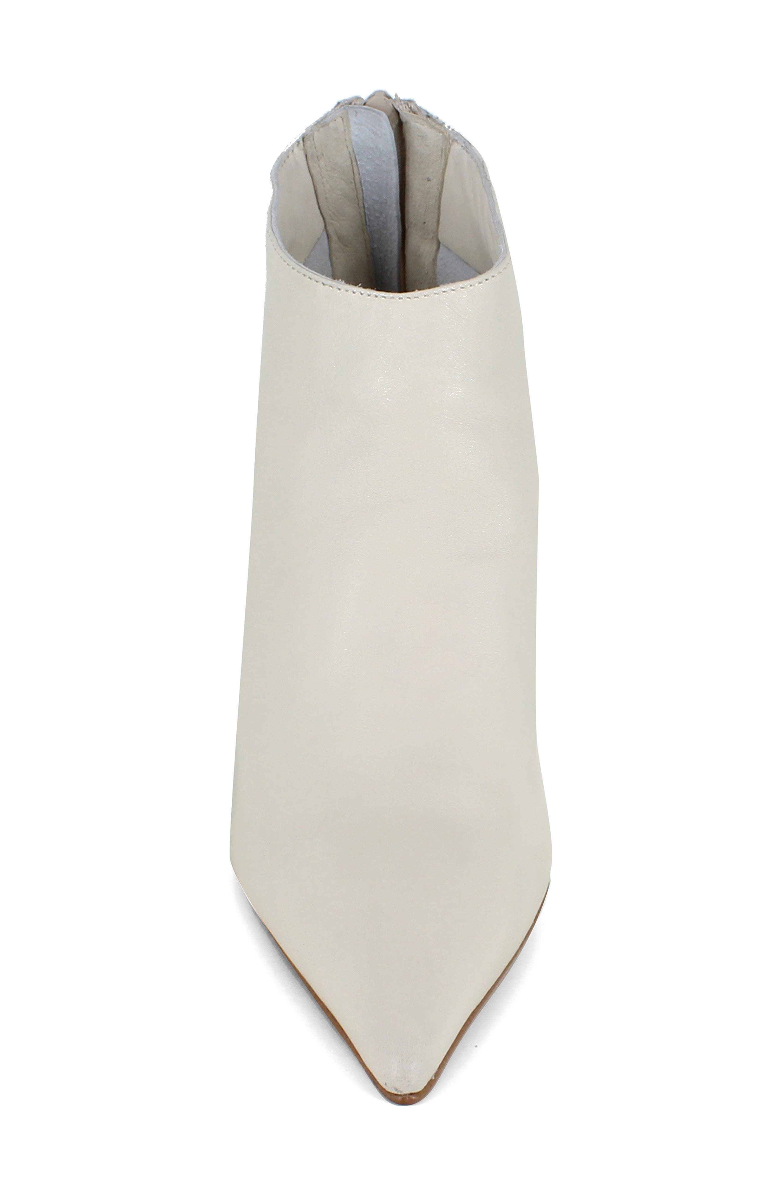 Elina Pointed Toe Bootie, Alternate, color, BONE LEATHER
