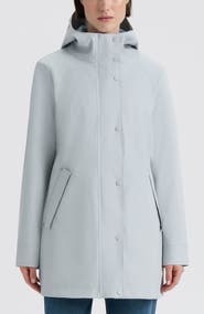 Hunter Acacia Rubberized Water-Repellent Rain Jacket