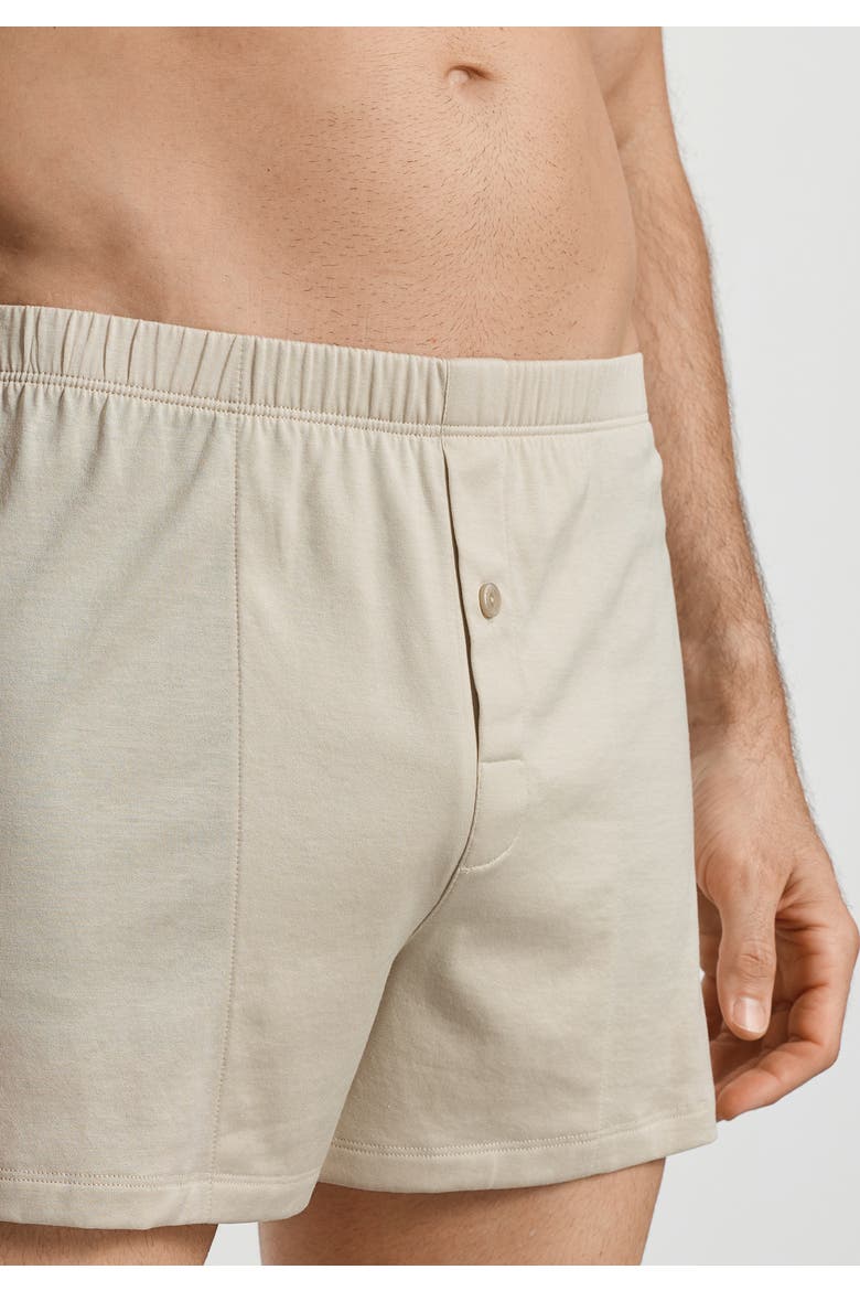 Cotton Sporty Button Fly Cotton Boxer, Alternate, color, Moon