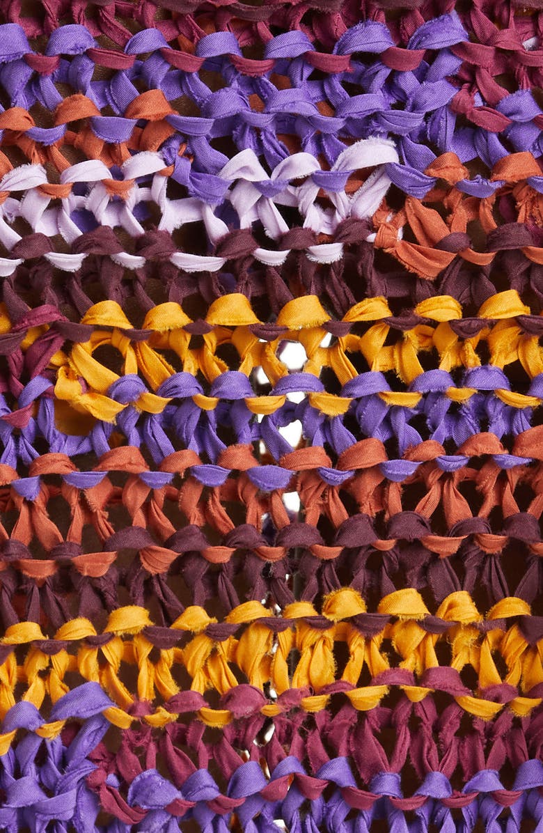 Ulla Johnson Emmalina Crochet Fringe Cotton & Silk Maxi Dress, Alternate, color, 