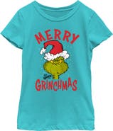 The Grinch Girl's The Grinch Merry Grinchmas  Graphic T-Shirt
