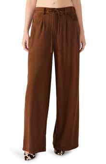 Steve Madden Alysia Faux Suede Drawstring Pants