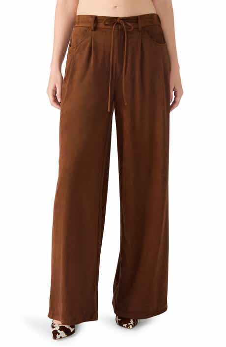 Steve Madden Alysia Faux Suede Drawstring Pants