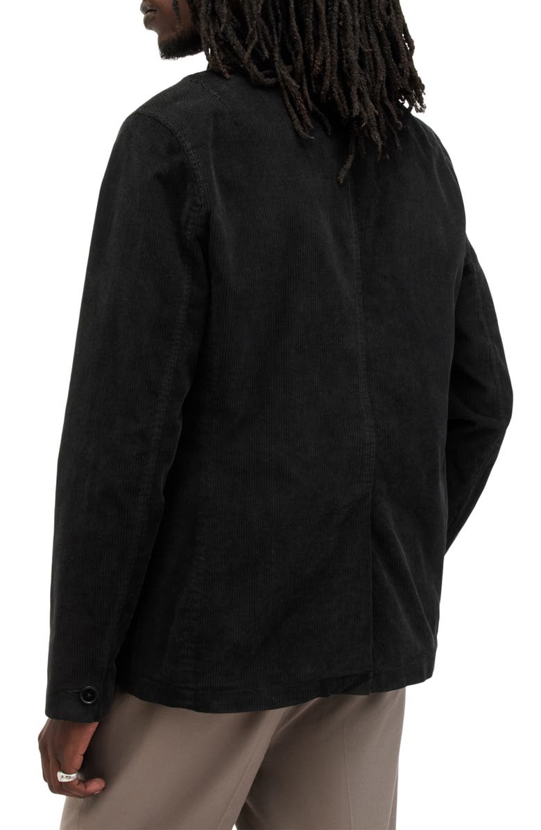AllSaints Dillon Layered Corduroy Blazer, Alternate, color,