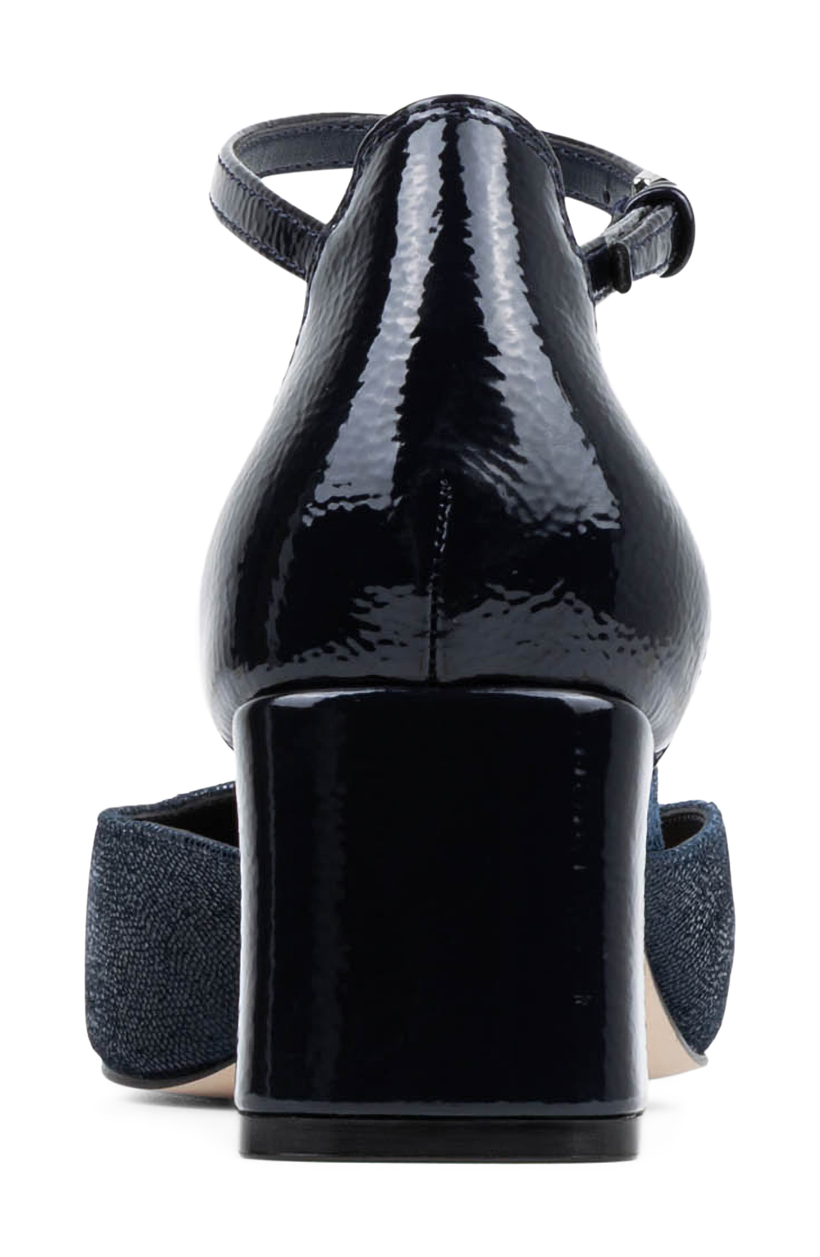 Vanya Pointed Toe Pump, Alternate, color, NAVY