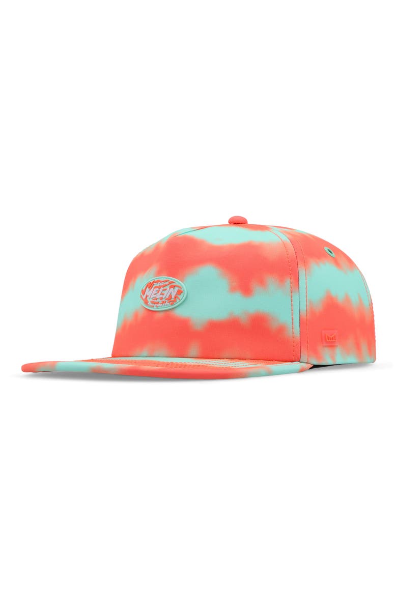 Hydro Eagle Neon Tie Dye Hat, Main, color, INFRARED