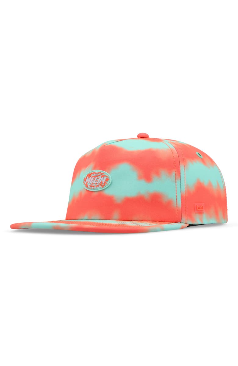 Melin Hydro Eagle Neon Tie Dye Hat, Main, color, Infrared