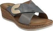 GOOD CHOICE NEW YORK Demi Platform Wedge Slide Sandal