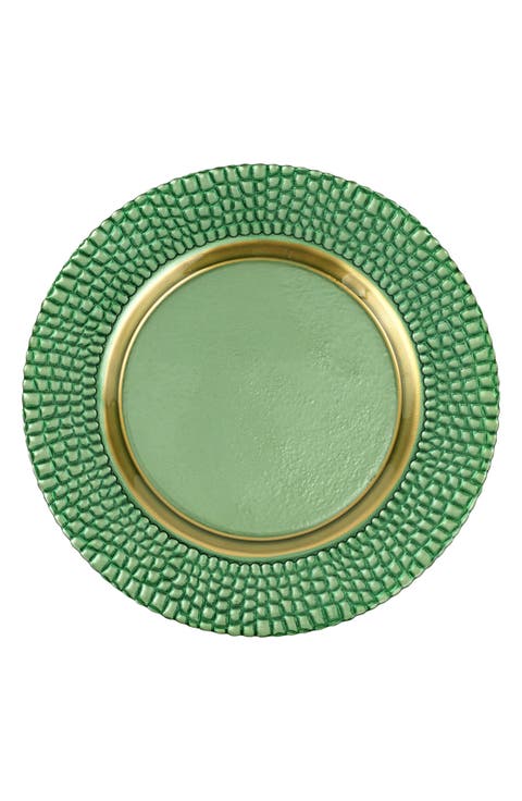Pelli Glass Green Charger