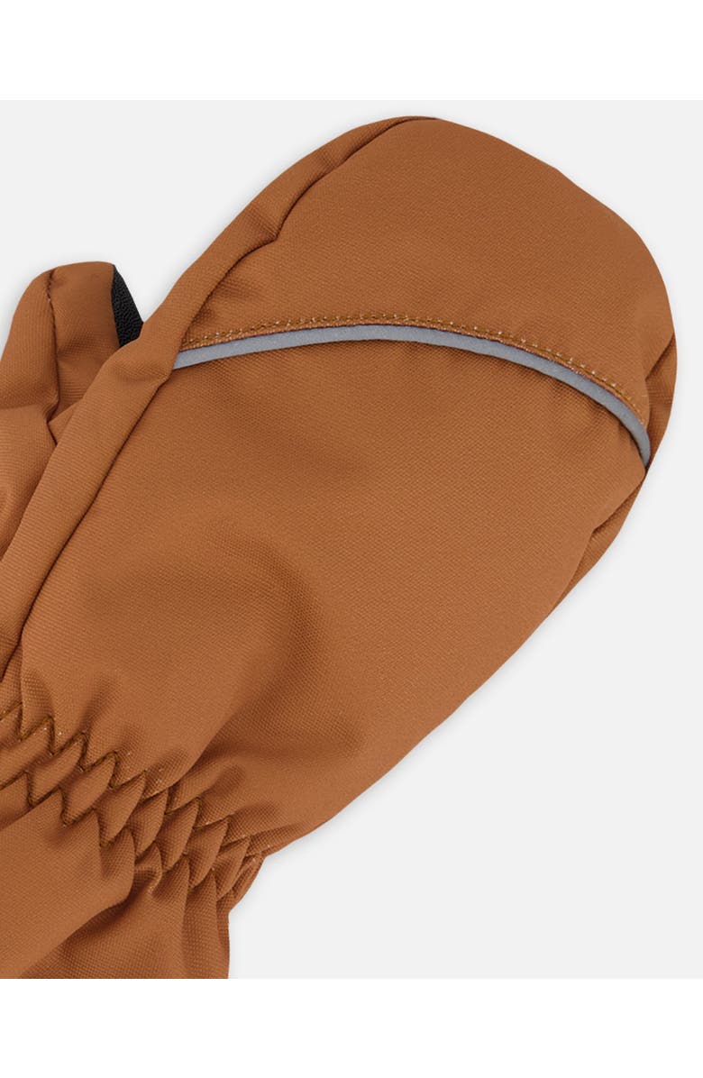 Deux par Deux Boy Winter Mittens Play, Alternate, color, Brown Sugar