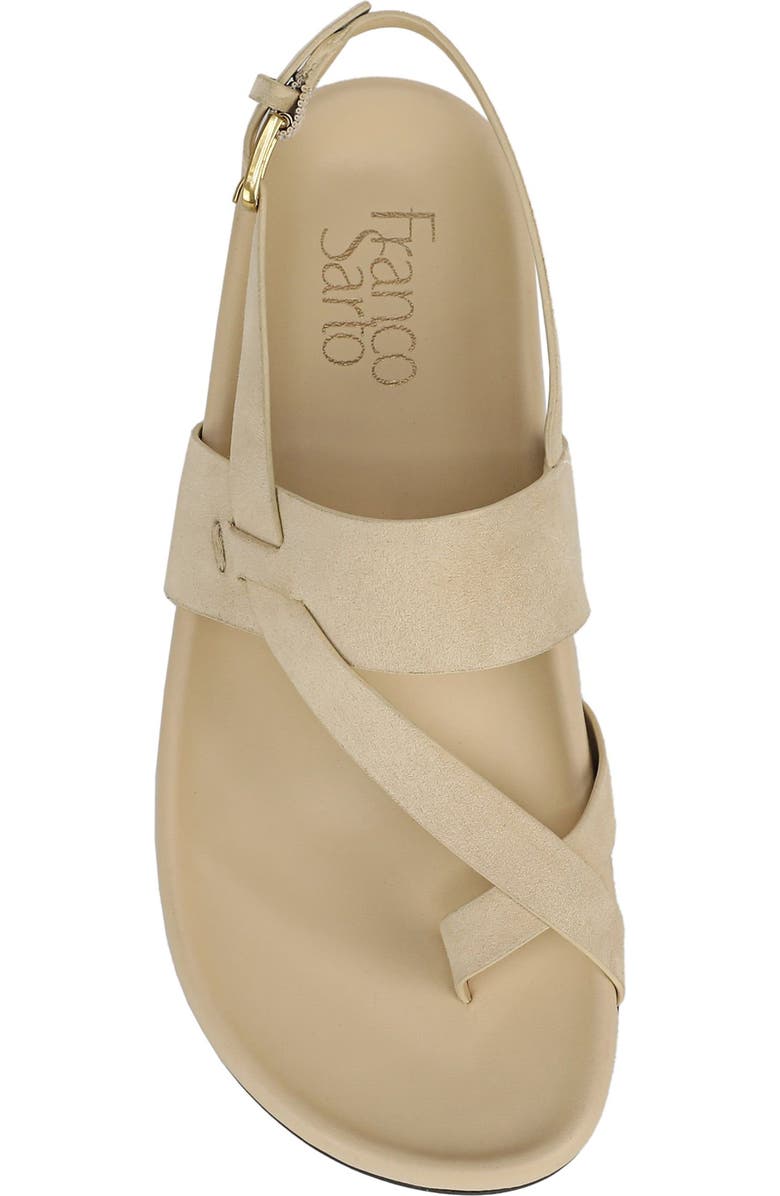 Franco Sarto Beryl Toe Loop Slingback Sandal, Alternate, color, Beige