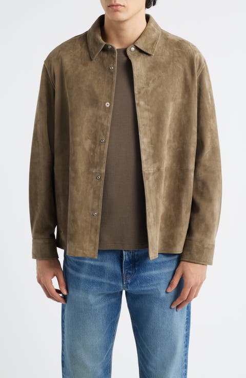 Suede Shirt Jacket