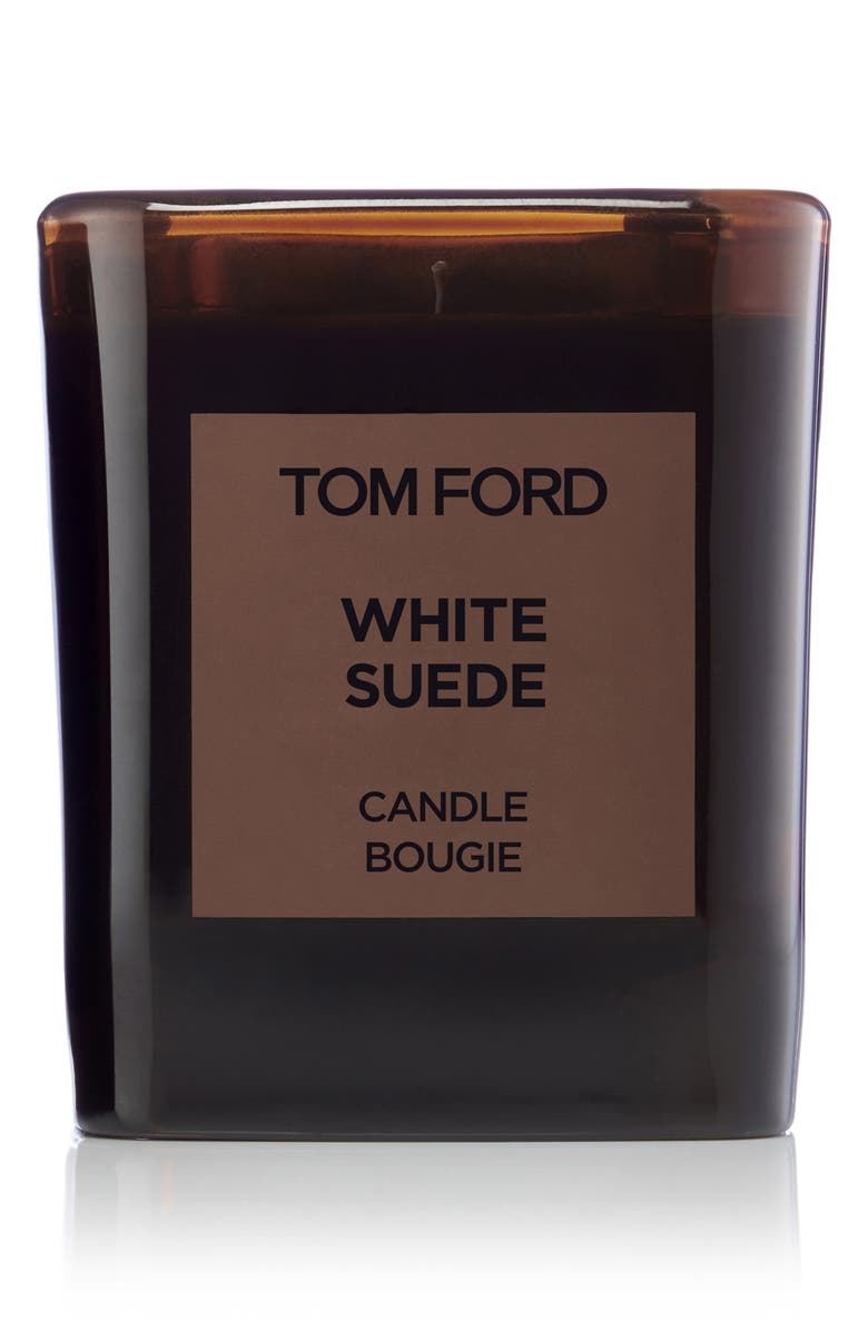 TOM FORD Private Blend White Suede Candle, Main, color, 