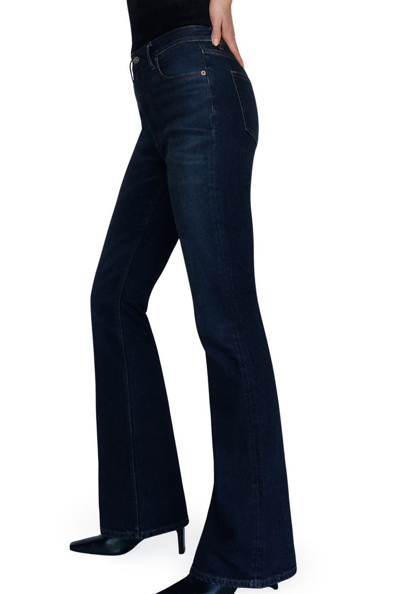 Taya High Waist Flare Jeans, Alternate, color, LAMOND