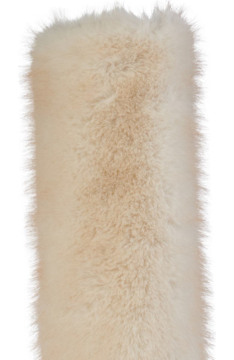 AZALEA WANG Omera Faux Fur Over the Knee Boot, Alternate, color,